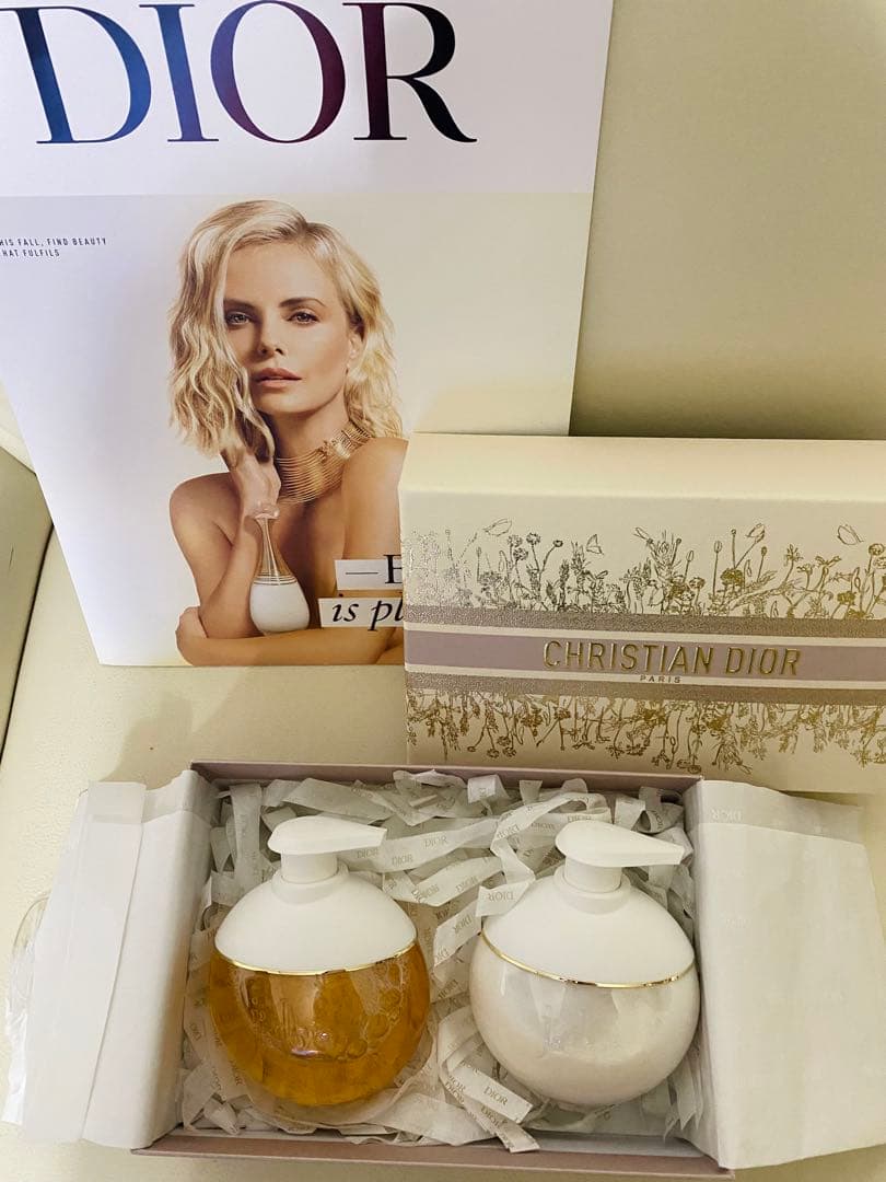 新品Diorジャドール①ボディミルク ②シャワージェル　プレステージおまけ付