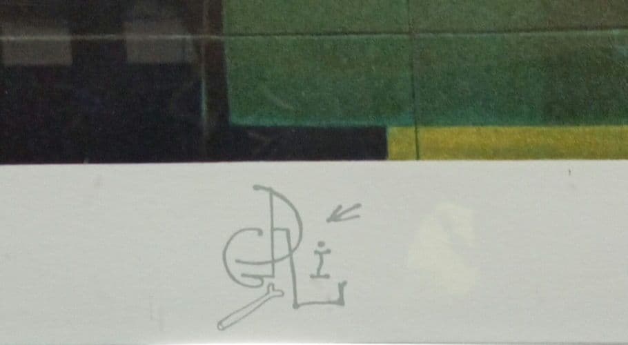 ダリ リンカーンの肖像に変容する地中海を見つめるガラ