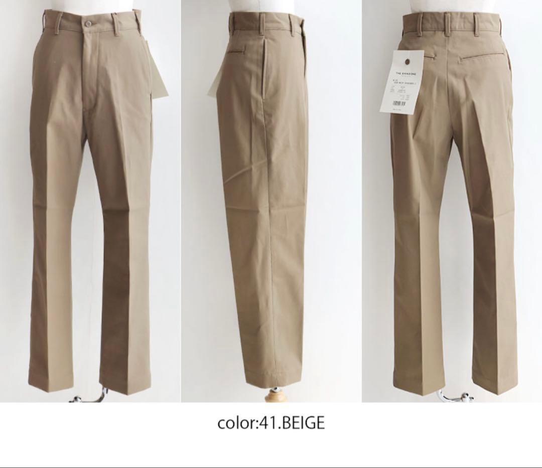 THE SHINZONE ベージュ ハイウエストチノパンツ