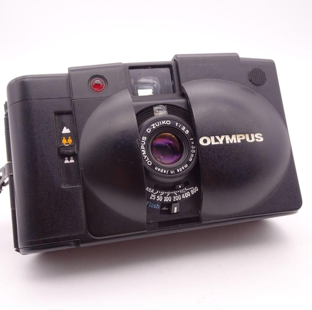 【動作確認済】 OLYMPUS XA2 コンパクトフィルムカメラ 新品電池