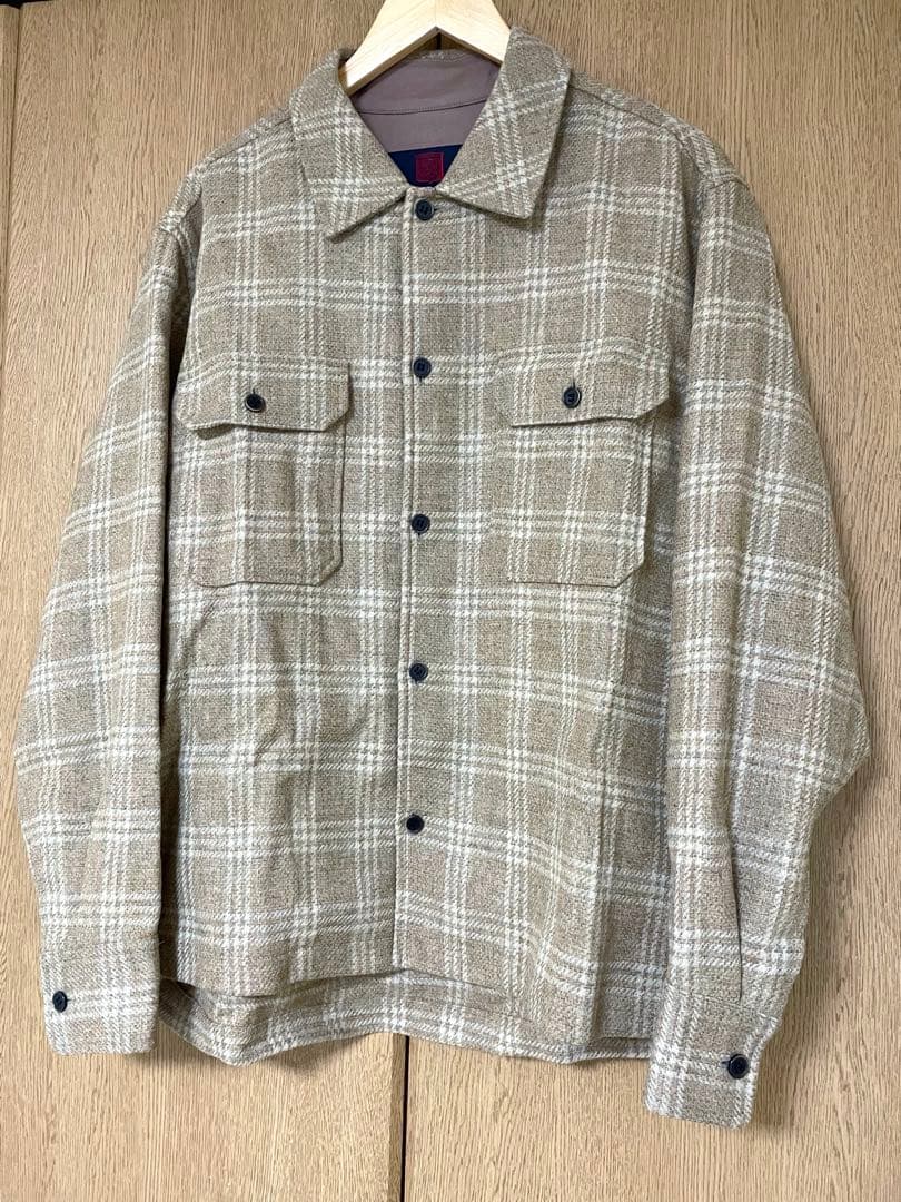 INVERTERE 英国製 インバーティア シャツジャケット ブルゾン