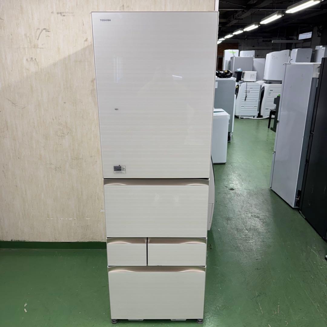 655 ガラストップ　5ドア　大型冷蔵庫　400L〜500L 極美品　格安　関東