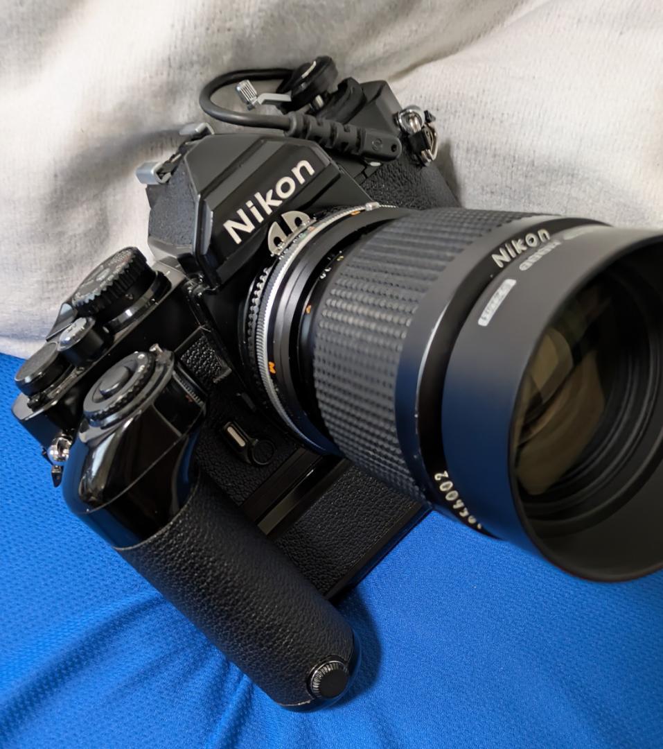 美品 Nikon FM2 黒色 確認済 35-105mm+MD-12+MF-12