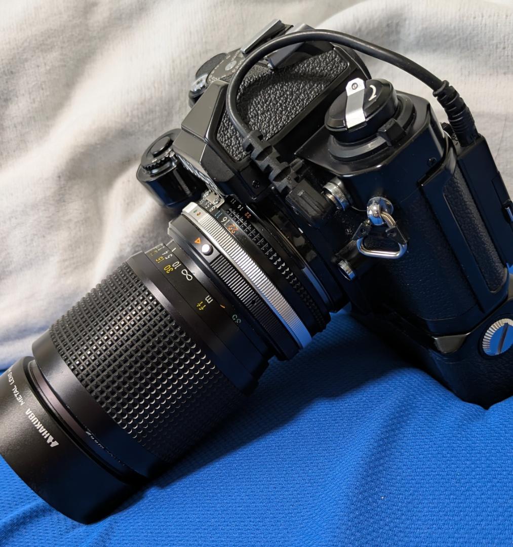 美品 Nikon FM2 黒色 確認済 35-105mm+MD-12+MF-12
