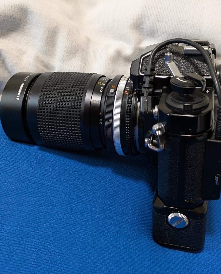 美品 Nikon FM2 黒色 確認済 35-105mm+MD-12+MF-12