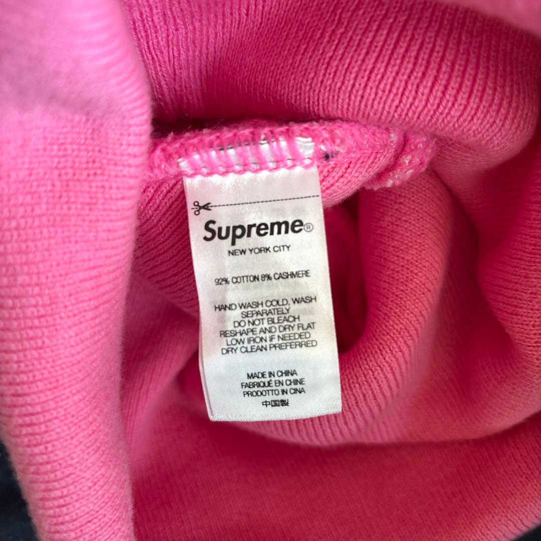 帽子 Supreme Big Logo Beanie \"Pink\" (24FW)