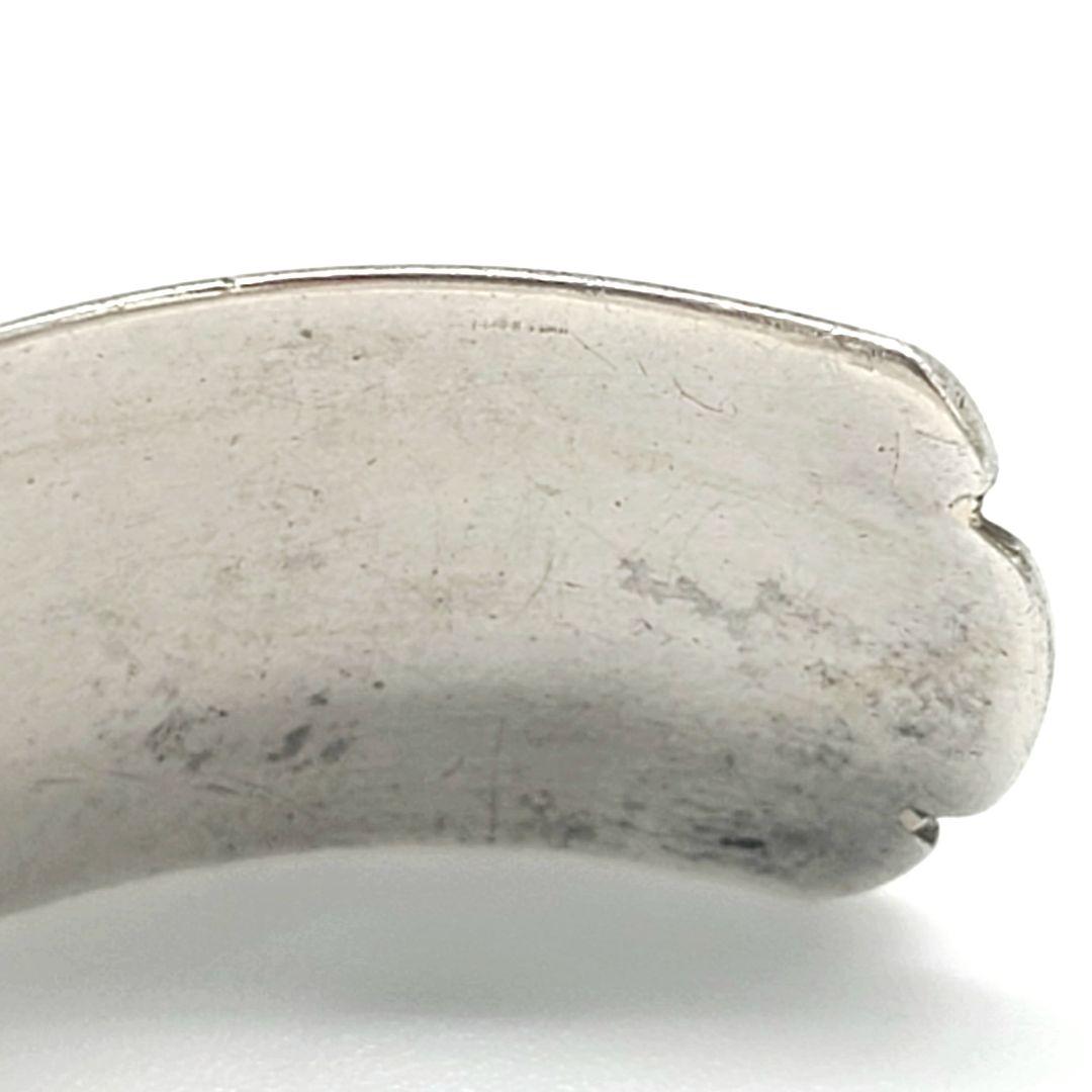 TIFFANY K14×925 ツイストロープ カフ ダブルライン バングル