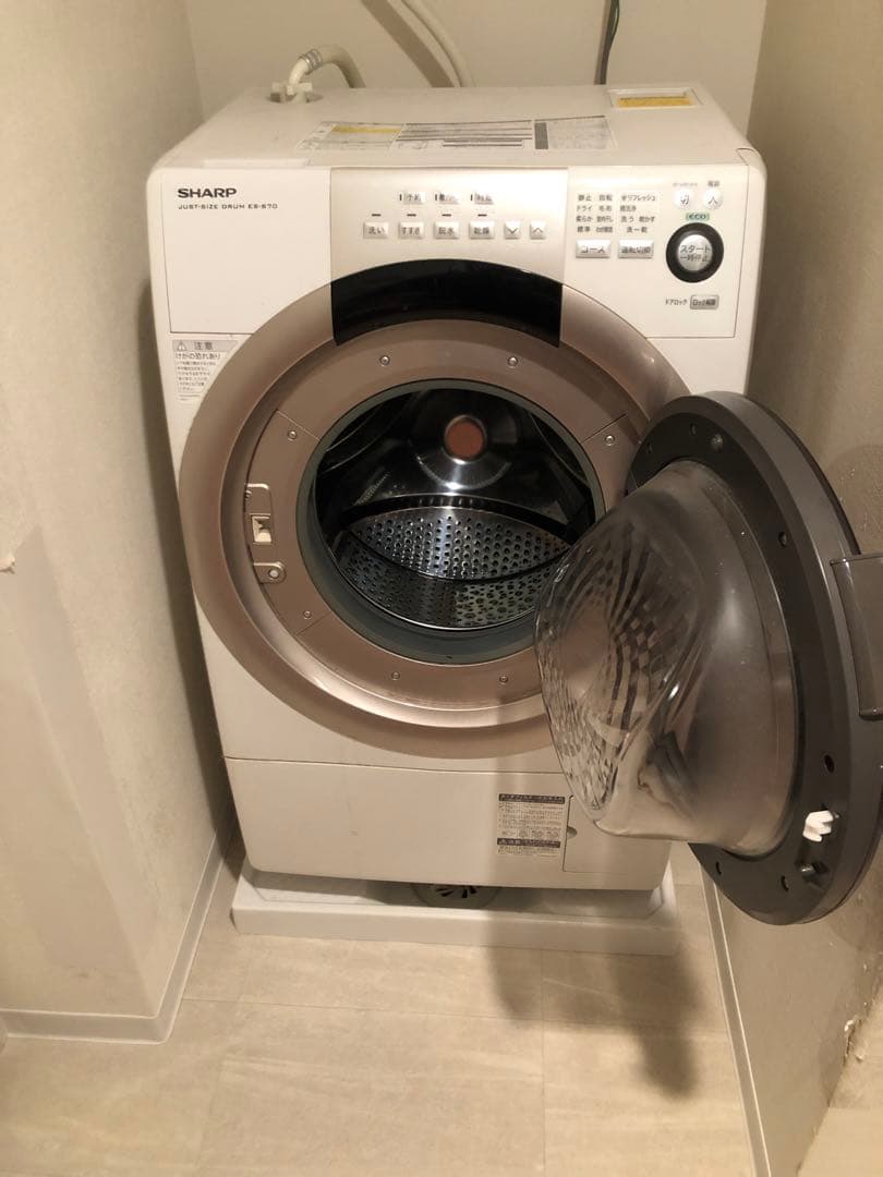 SHARP ドラム式洗濯機　容量7キロ　乾燥3.5キロ