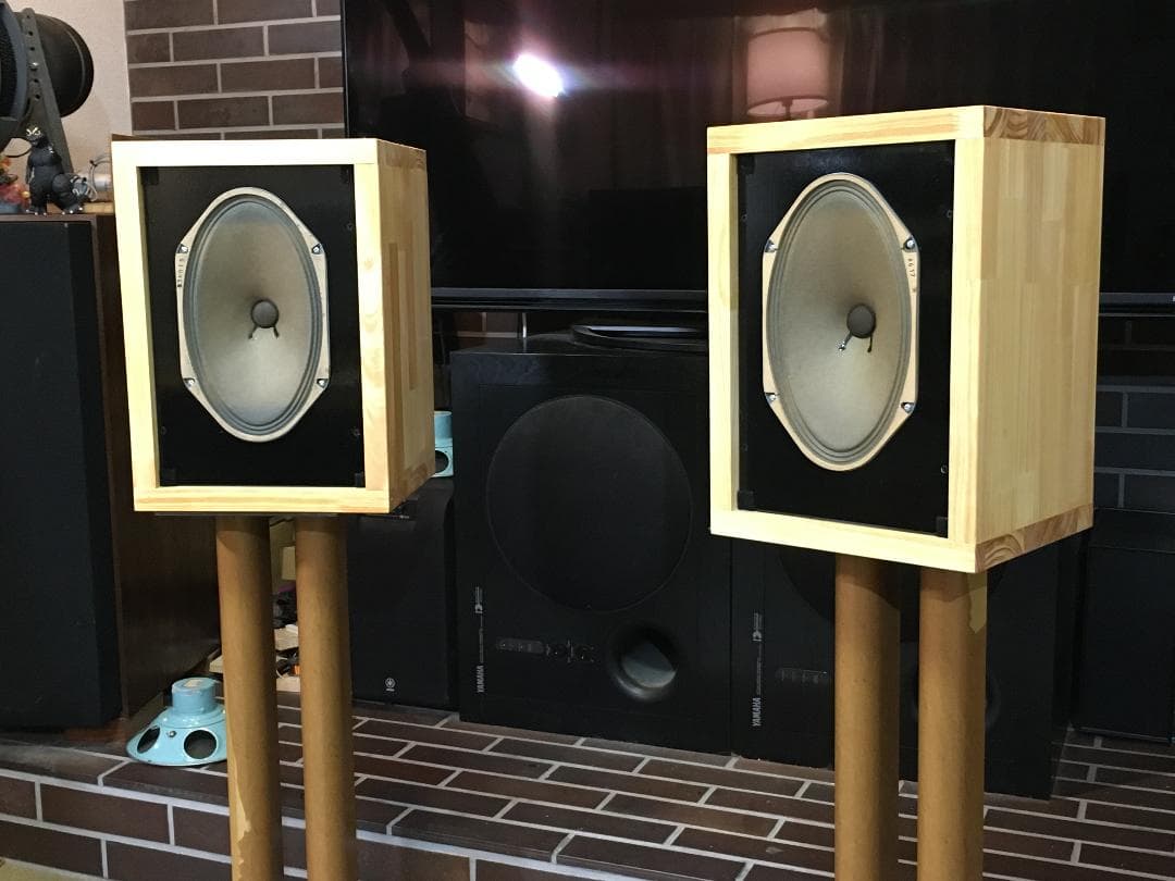 英国 GOODMANS ビンテージ16x26cm大口径アルニコフルレンジシステム