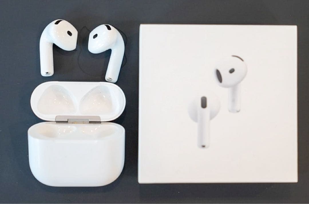 AirPods4 アクティブノイズキャンセリング搭載 本体 ホワイト 充電ケース