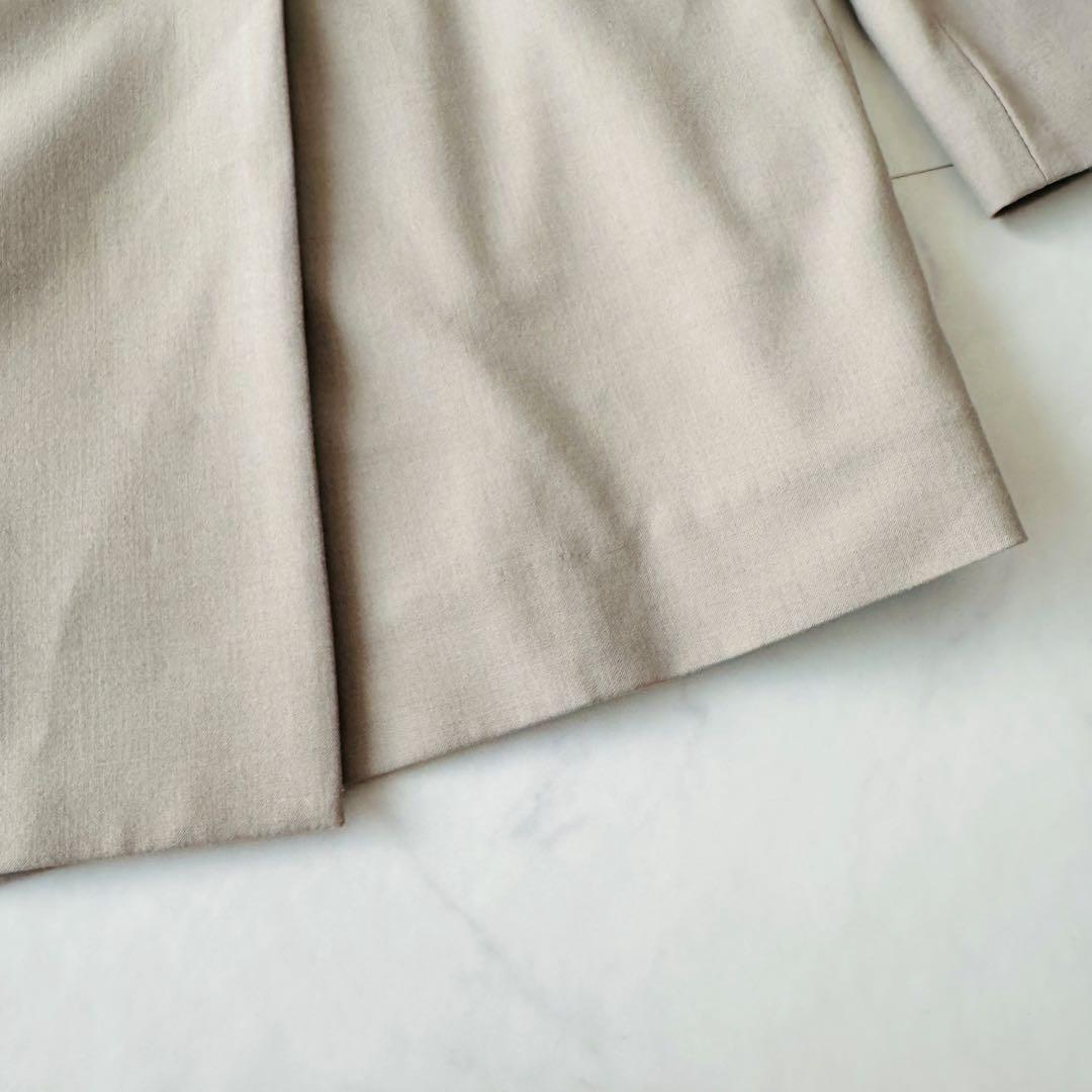 ウィム ガゼット 美品✨ダブルストレッチジャケット ベージュ