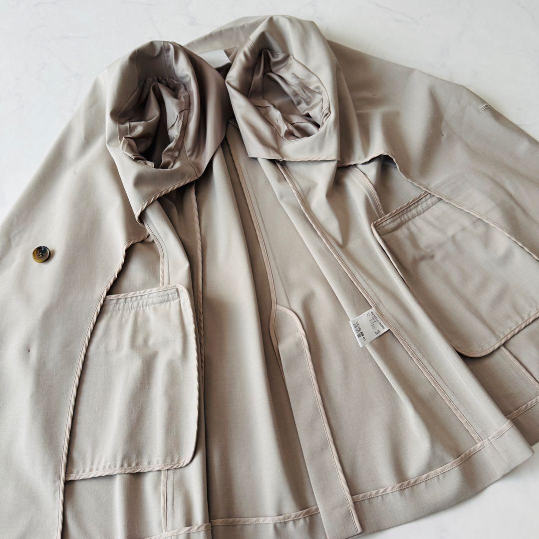 ウィム ガゼット 美品✨ダブルストレッチジャケット ベージュ