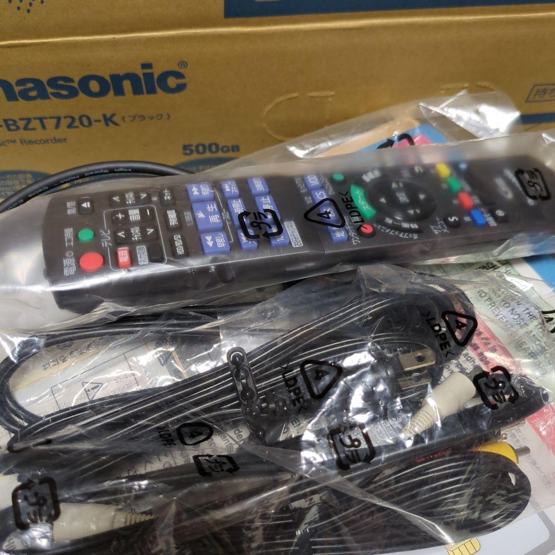 Panasonic DMR-BZT720-K 500GB ブルーレイレコーダー