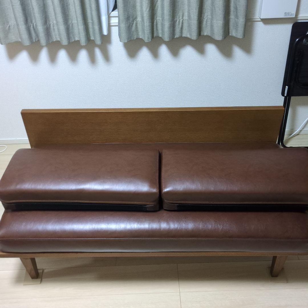 ◆unico◆wick◆2人掛けソファ◆ブラウン◆ウニコ◆ウィック◆チェア