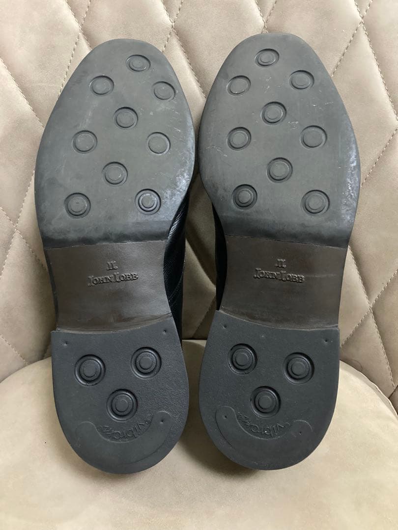 景*村様 JOHN LOBB ジョンロブ　ダブルモンク 黒　25cm相当