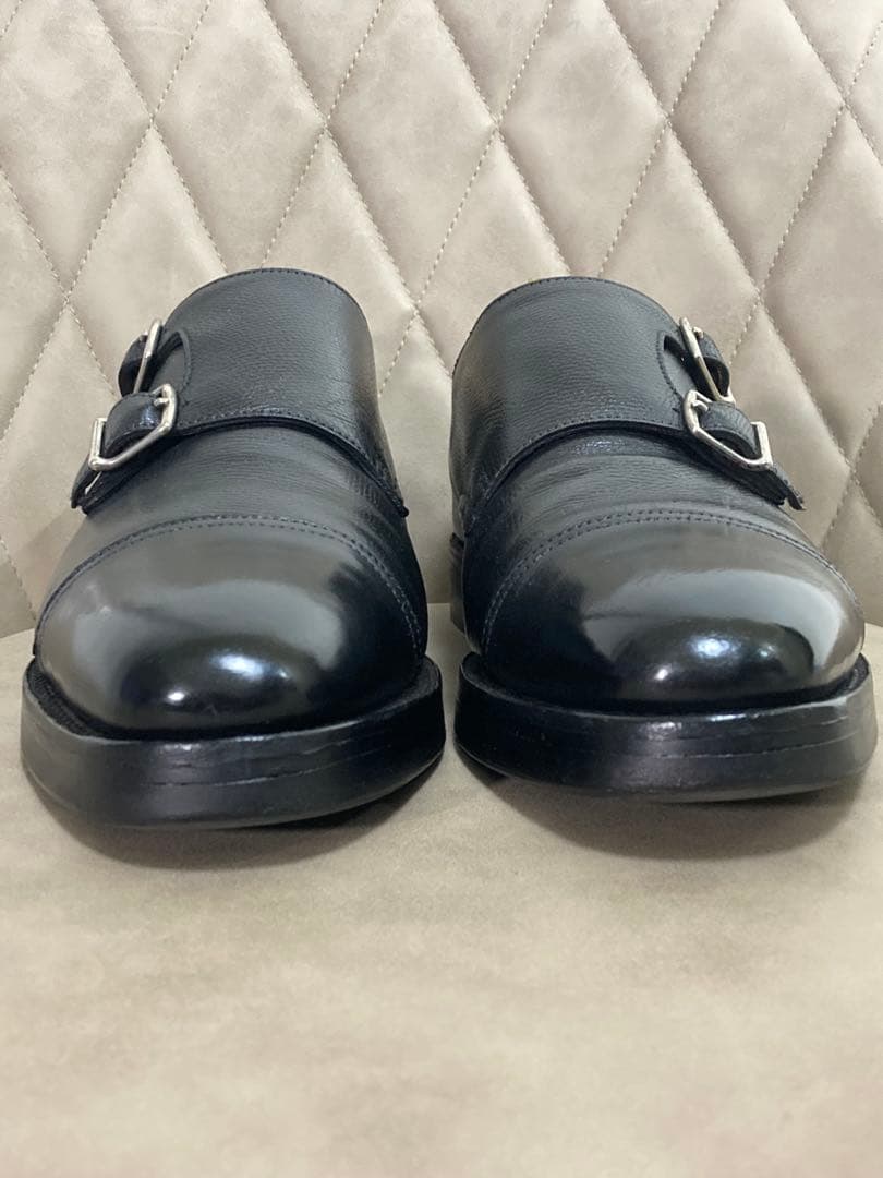 景*村様 JOHN LOBB ジョンロブ　ダブルモンク 黒　25cm相当