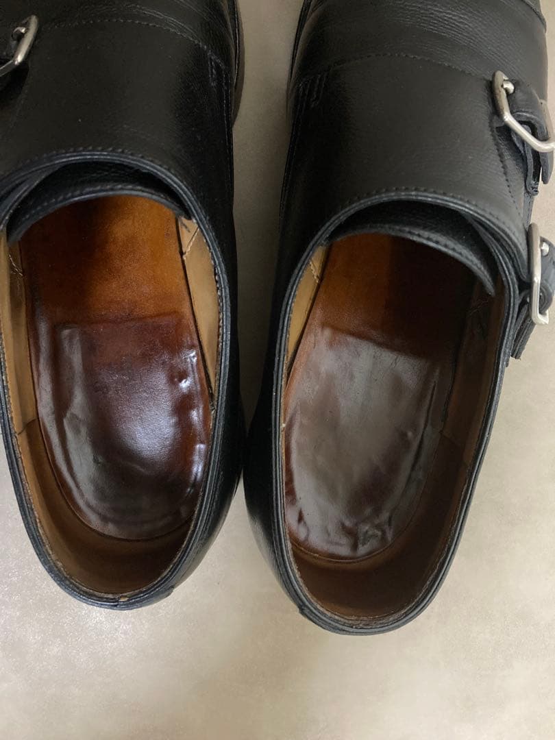 景*村様 JOHN LOBB ジョンロブ　ダブルモンク 黒　25cm相当