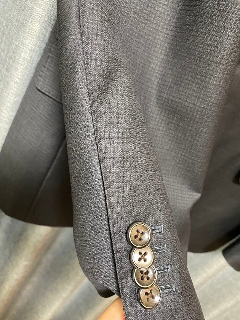 定価22万円【極美品】エルメネジルドゼニア AMFフルステッチ シングルブレスト