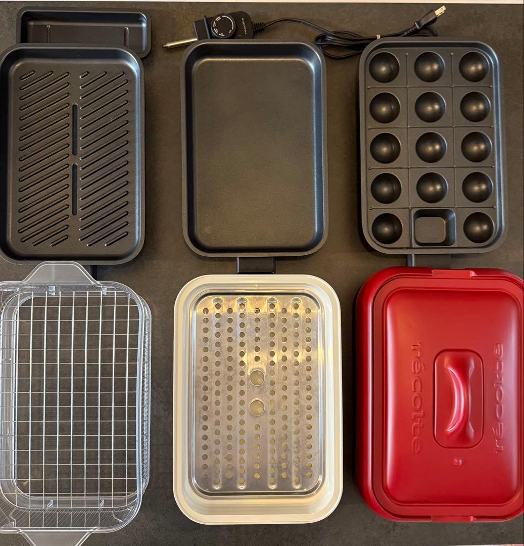 レコルト　ホットプレートセット