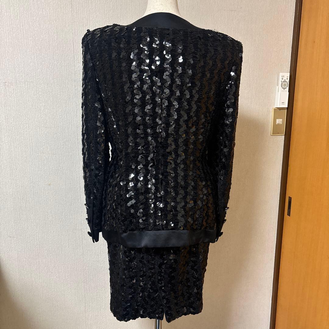 ピンキーウォルマンフォーマルスパンコールスーツ