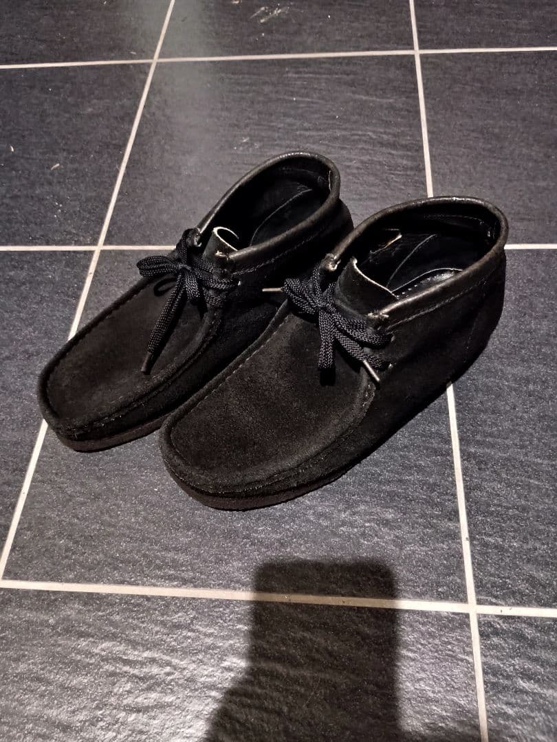 クラークス　ワラビーブーツ　ブラック　26cm