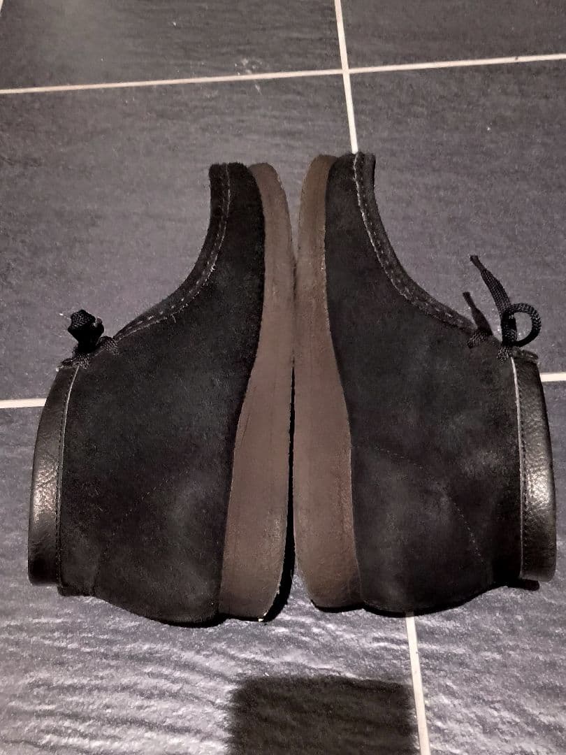 クラークス　ワラビーブーツ　ブラック　26cm