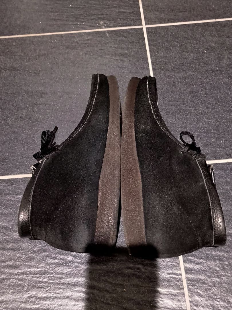 クラークス　ワラビーブーツ　ブラック　26cm