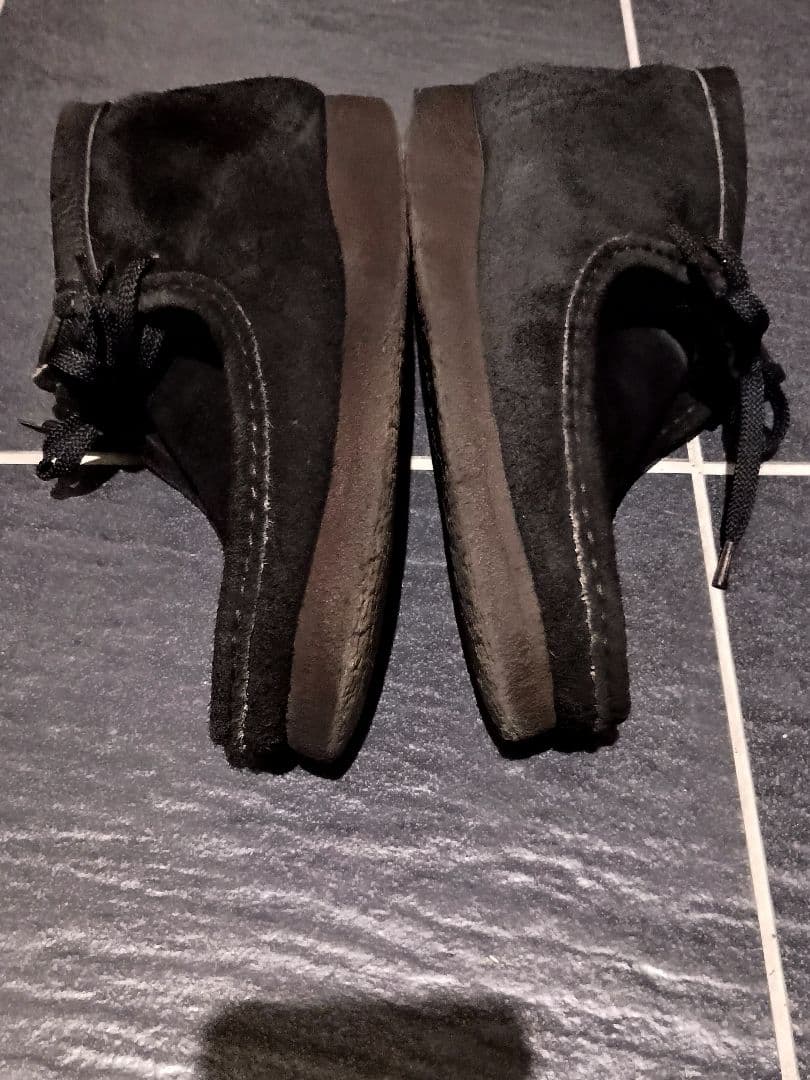 クラークス　ワラビーブーツ　ブラック　26cm