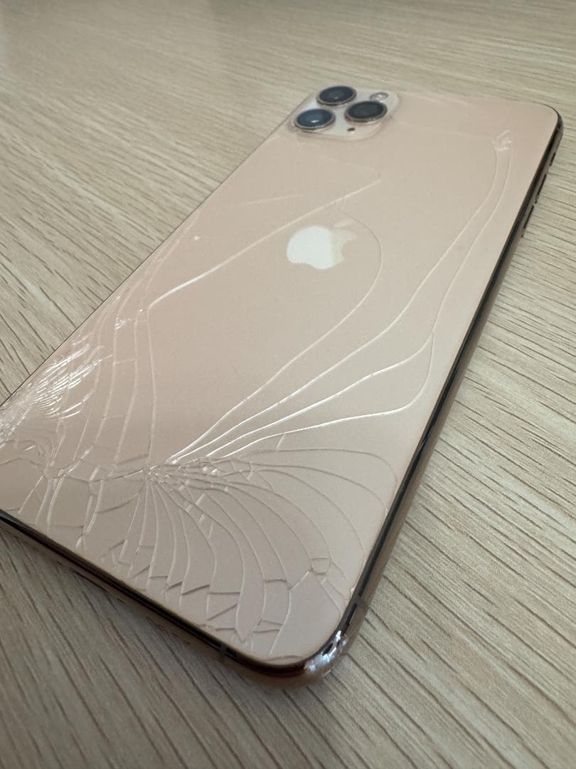 iPhone11ProMax 512GB BT75% 背面割れ FaceID不良