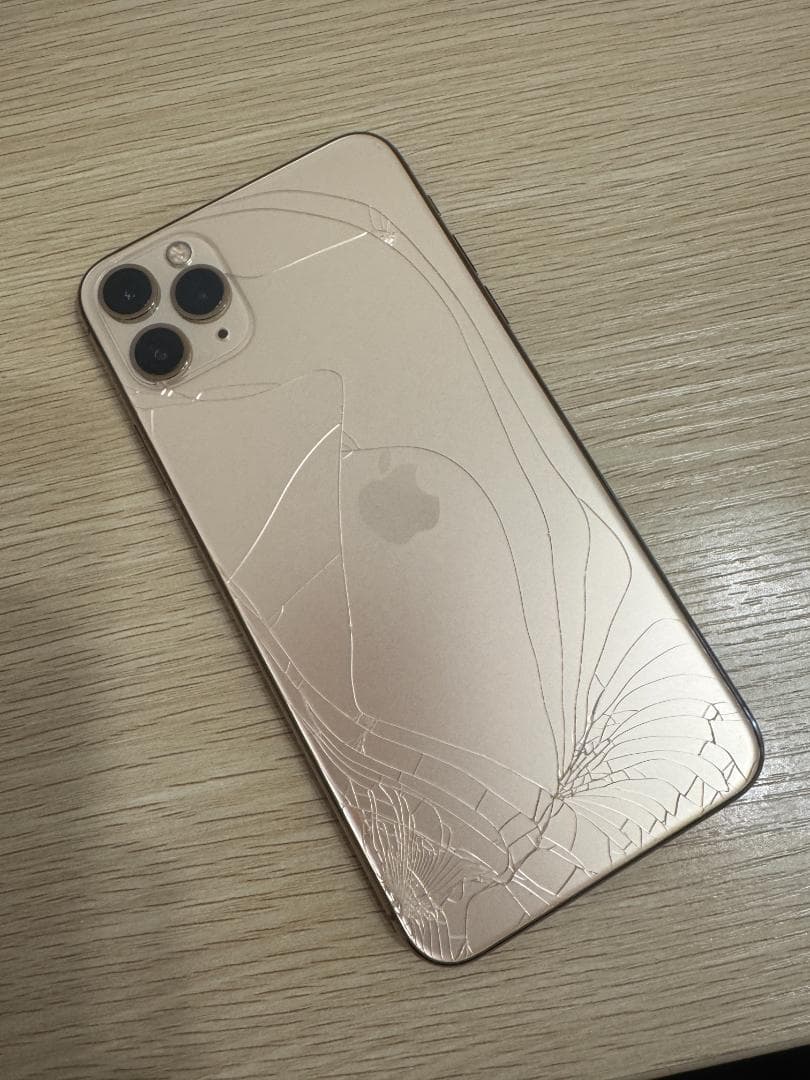 iPhone11ProMax 512GB BT75% 背面割れ FaceID不良