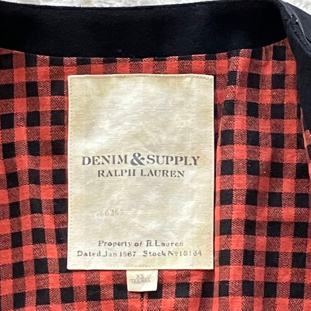 DENIM&SUPPLY ラルフローレン ベスト ジレ ブラック XS