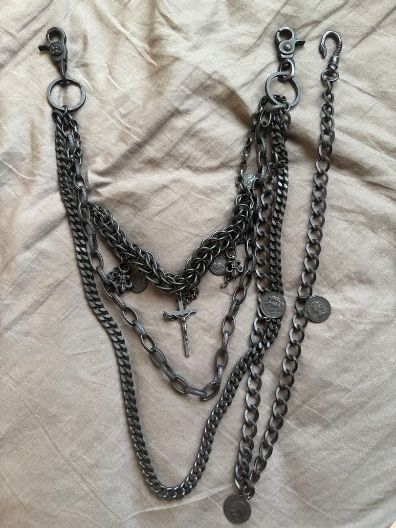 希少 juri black ウォレットチェーン