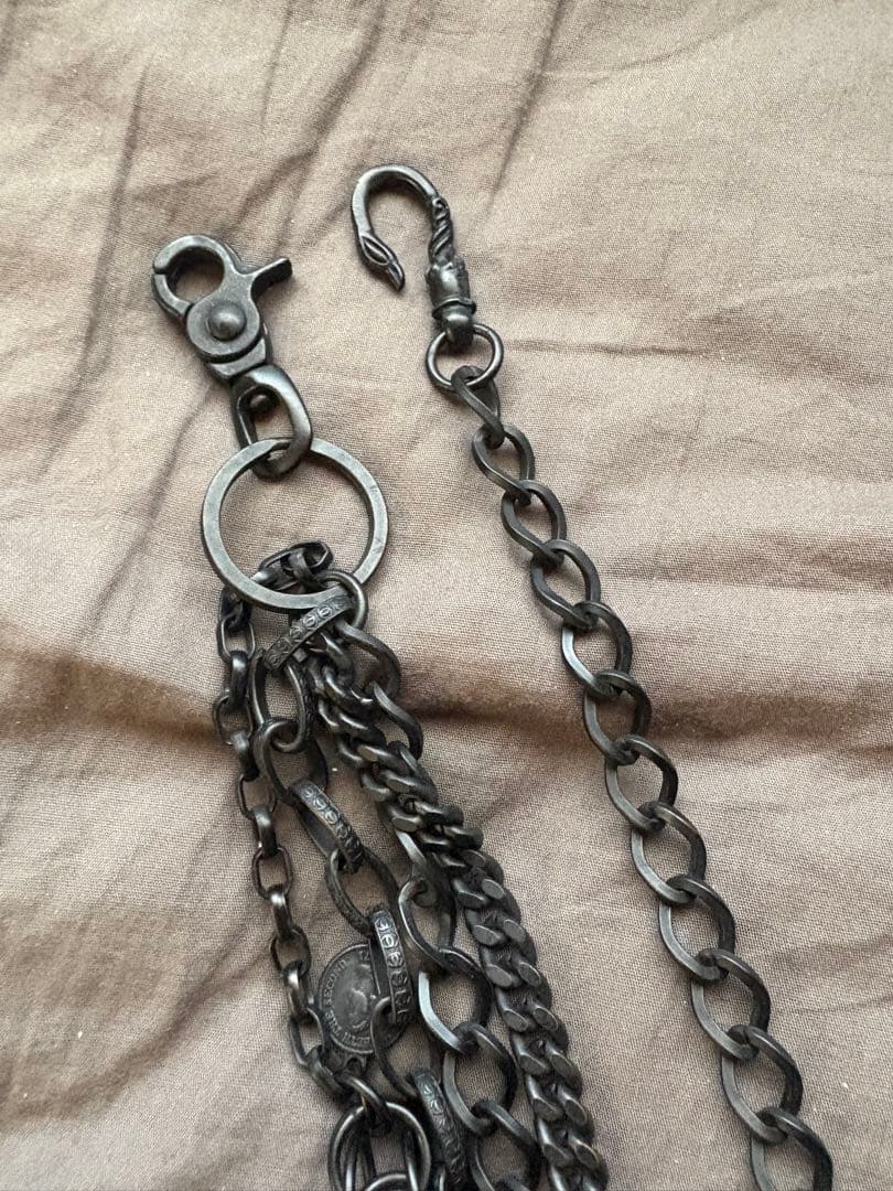 希少 juri black ウォレットチェーン