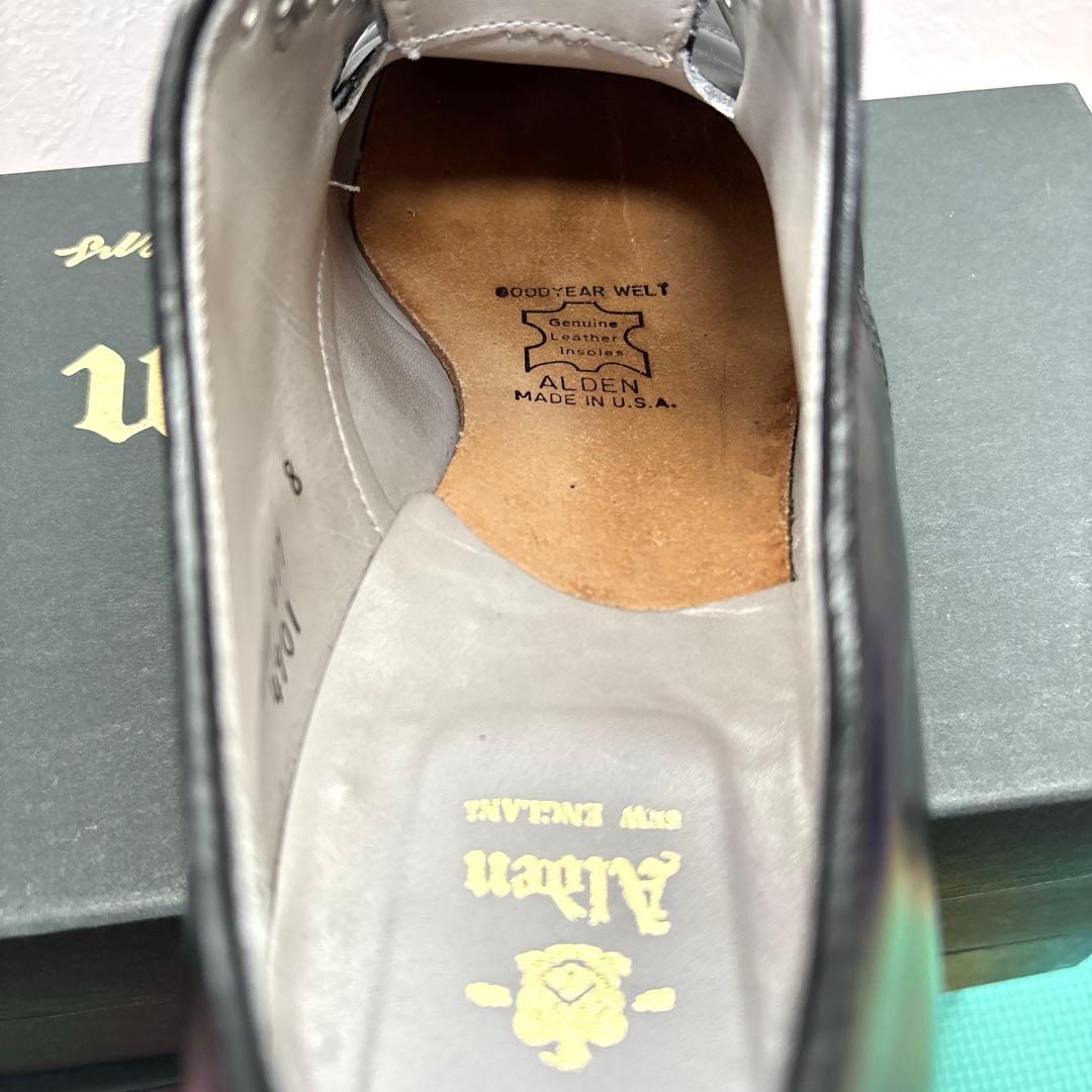 Alden 4901プレーントゥ