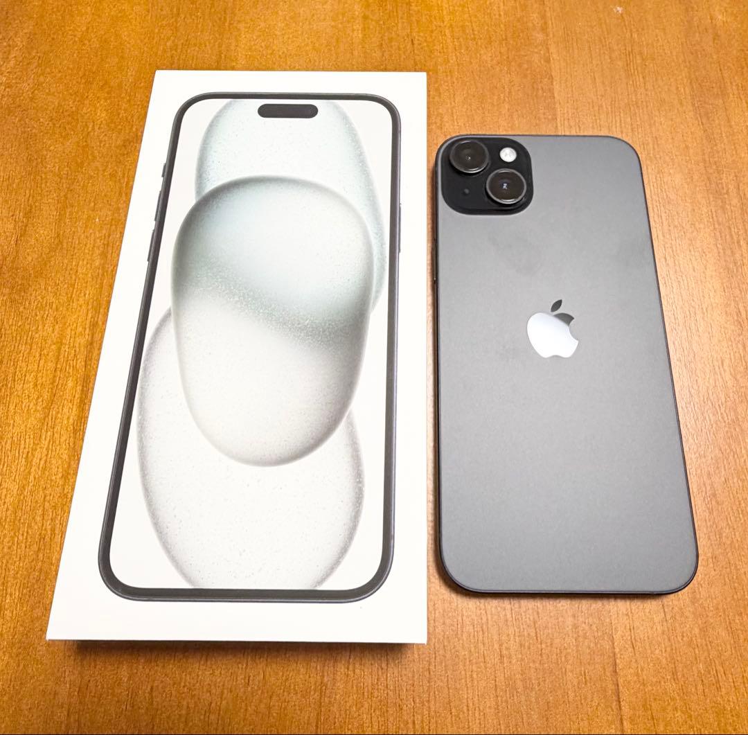 【極美品】iPhone 15Plus 128GB ブラック｜SIMフリー