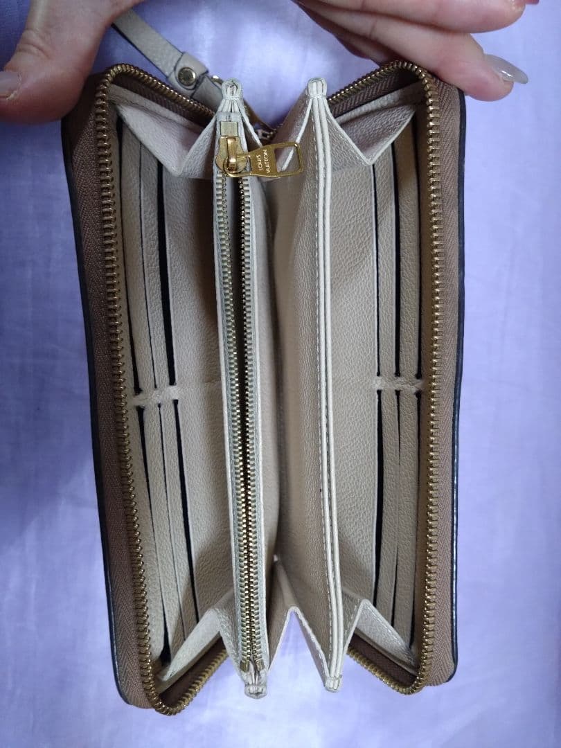 Louis Vuitton アイボリー モノグラム 長財布