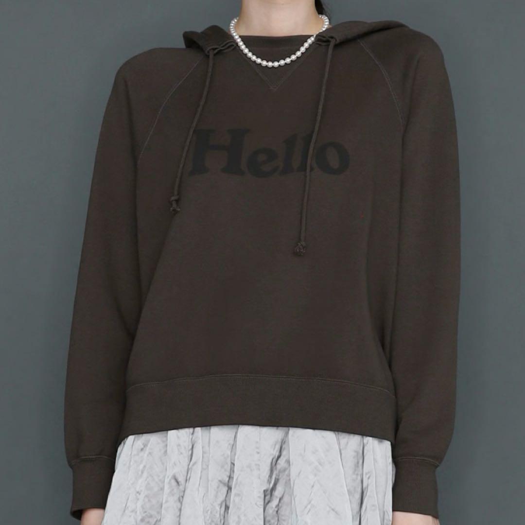 新品未使用MADISONBLUEマディソンブルーHELLO フーディー　グレー