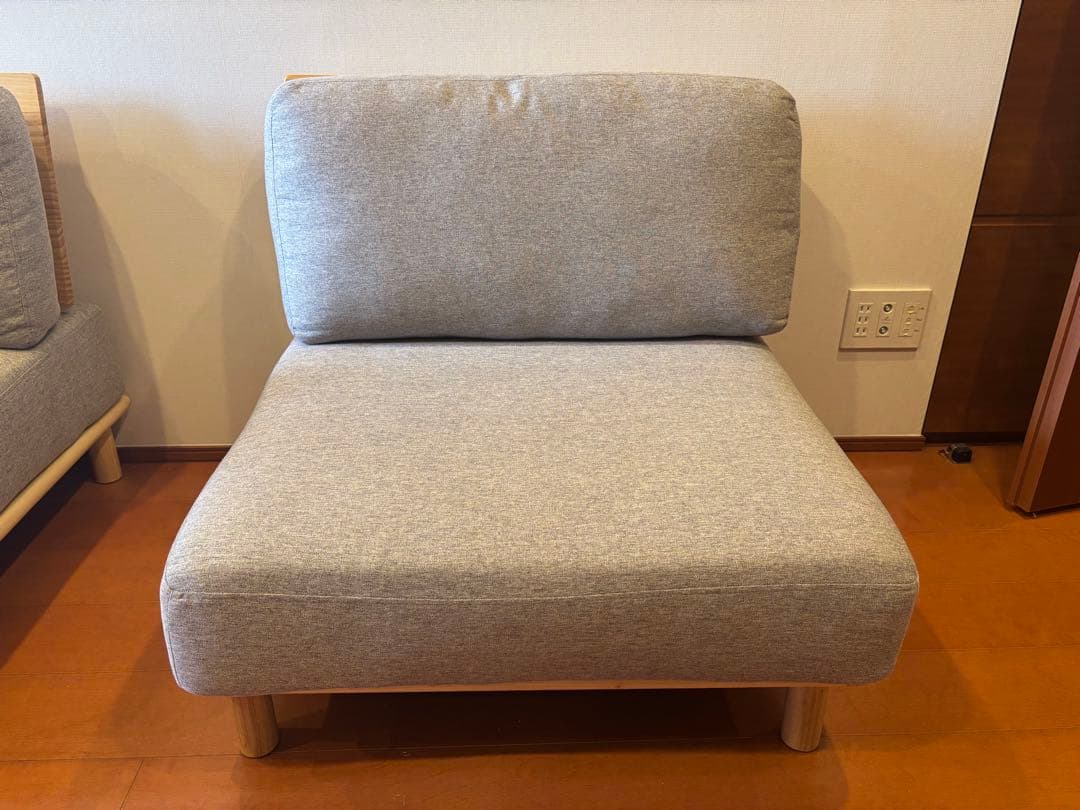 ファブリックソファ　1人掛け