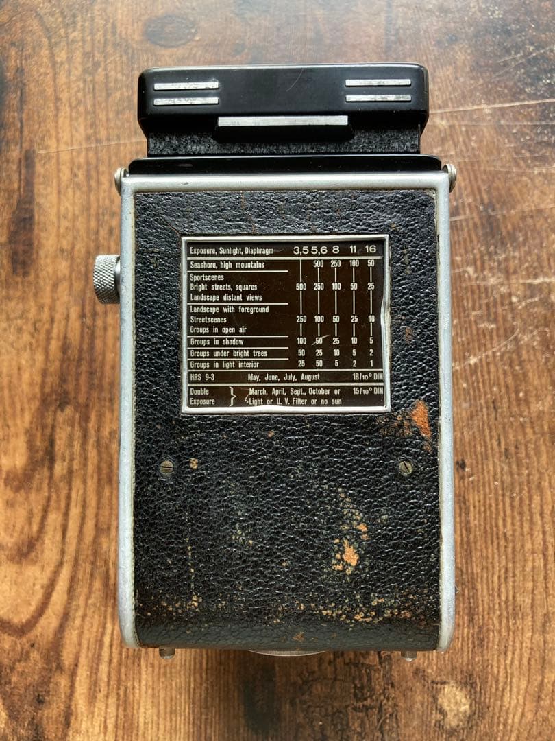 d*9様 ローライフレックス　3.5 メタルキャプ付き