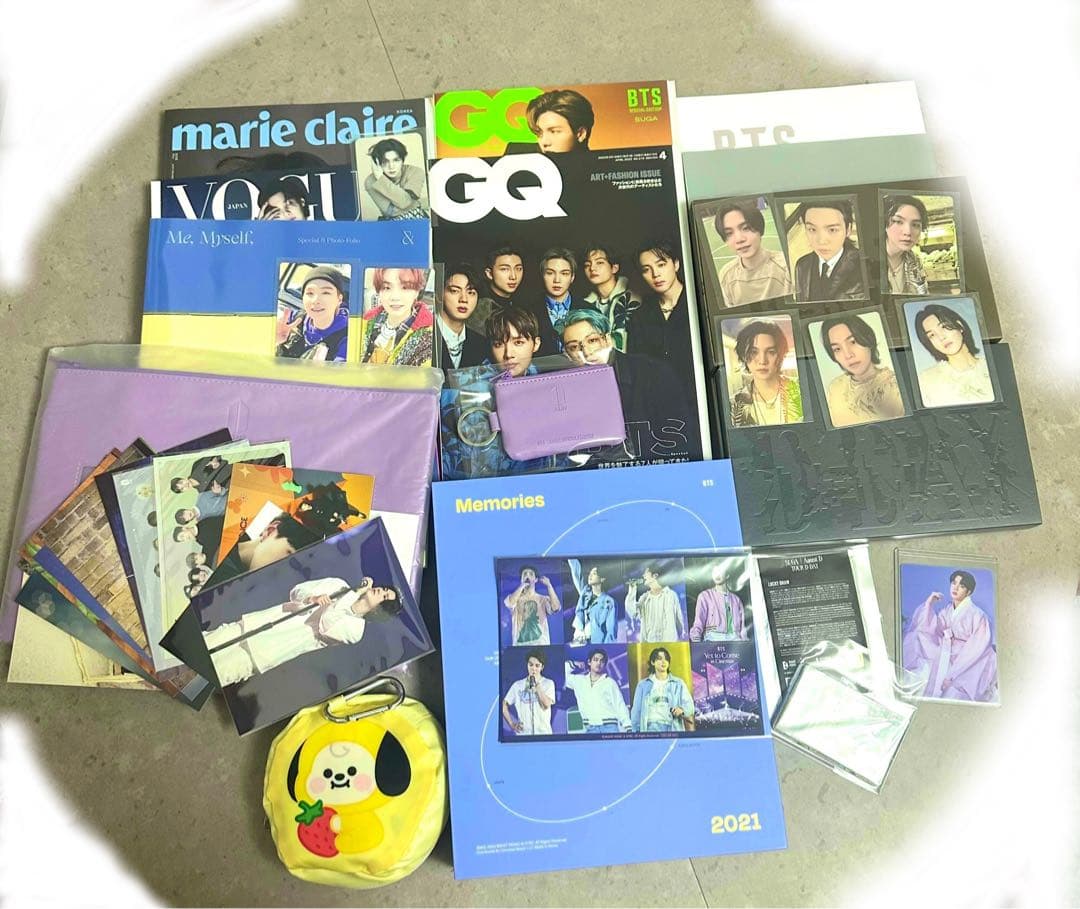 BTS bts memories写真集・雑誌トレカ・CD・FC継続特典他おまけ付
