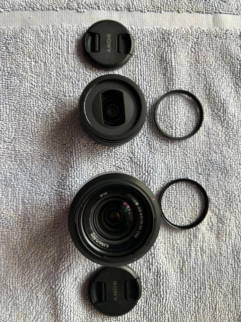 SONYレンズE20mmF2.8: E18-55mmF3.5-5.6/2本セット