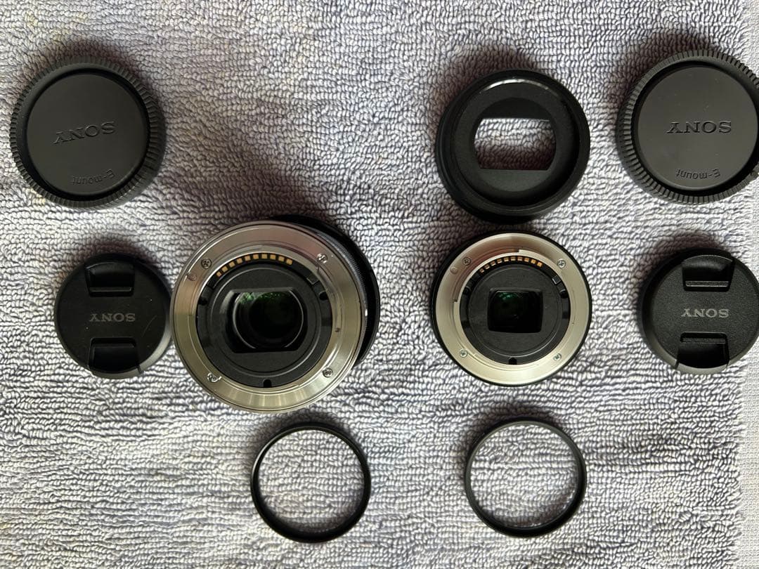 SONYレンズE20mmF2.8: E18-55mmF3.5-5.6/2本セット