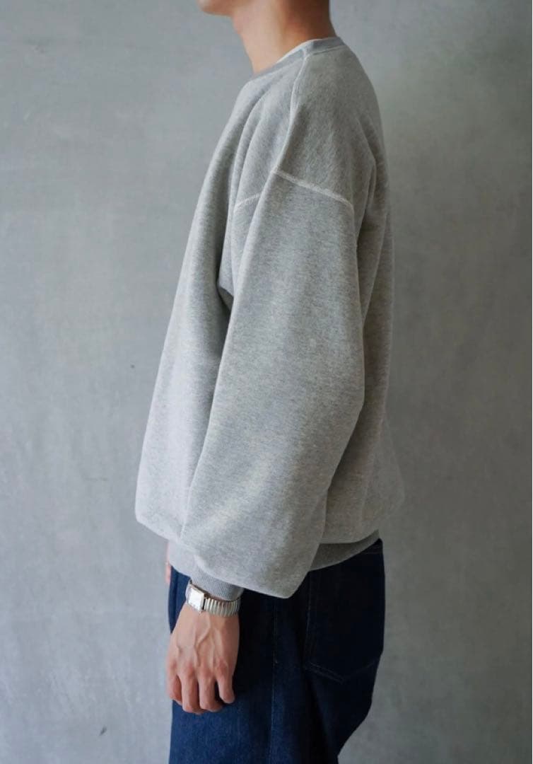 HERILL（ヘリル） Crewneck Sweat GRAY 3 グレー