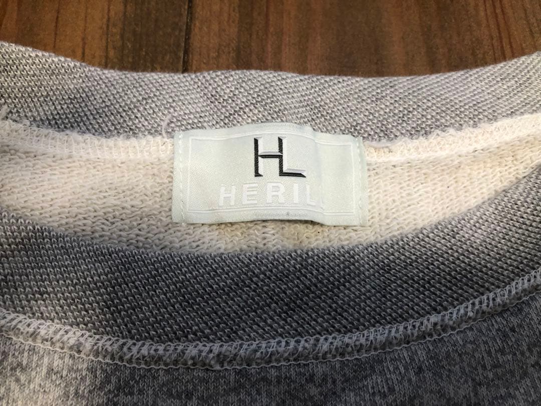 HERILL（ヘリル） Crewneck Sweat GRAY 3 グレー