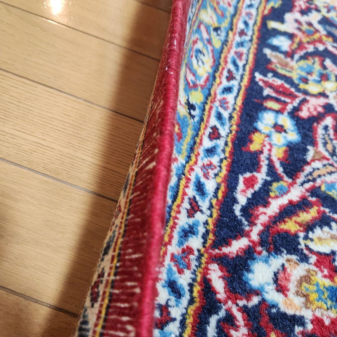 カシャーン　ペルシャ絨毯 手織り・オールウール羊毛100% 282×211cm