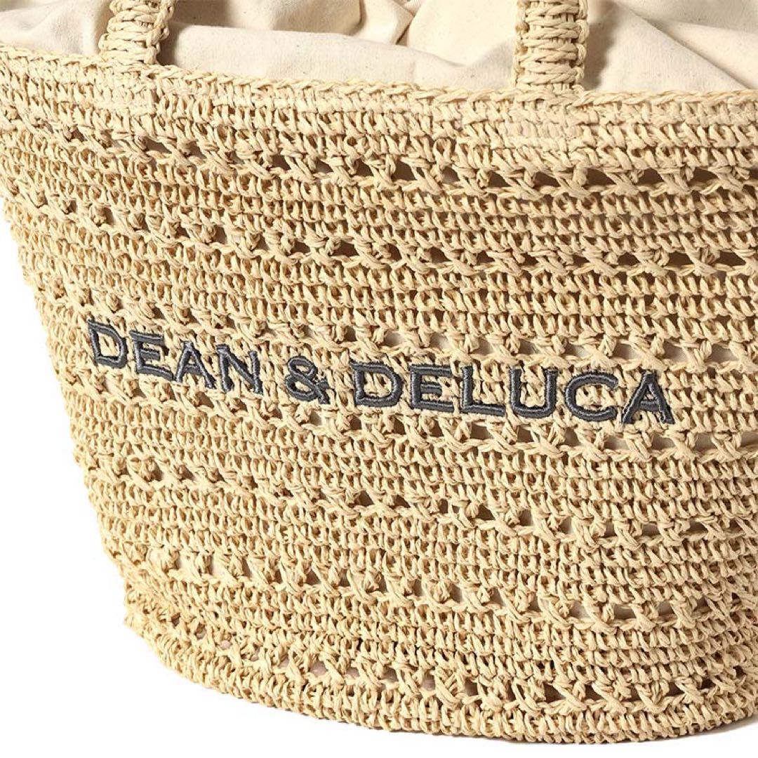 DEAN & DELUCA BEAMS クロッシェバスケットバッグ Mサイズ