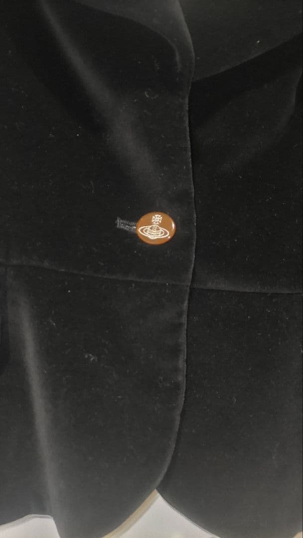 はる　ヴィヴィアンウエストウッド ラブジャケット ブラック　ベロア