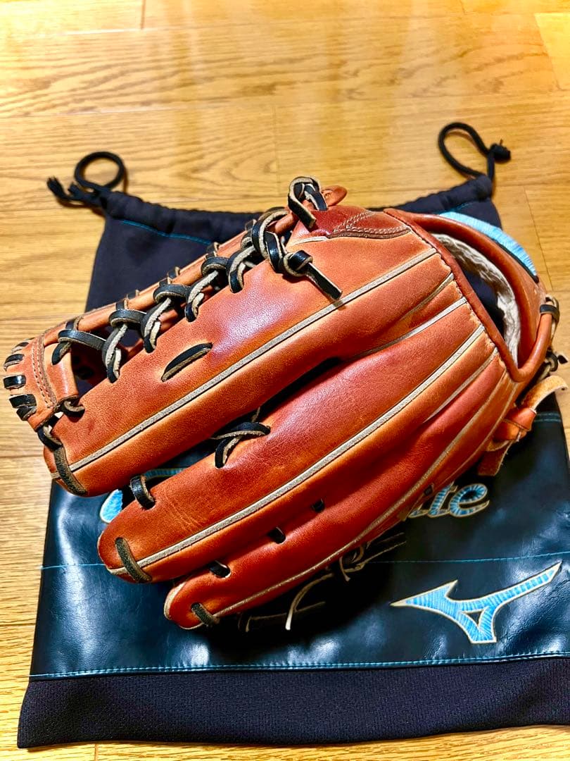 ミズノ限定軟式グラブグローバルエリートBAプレミアムモデル ダイバーシティブルー