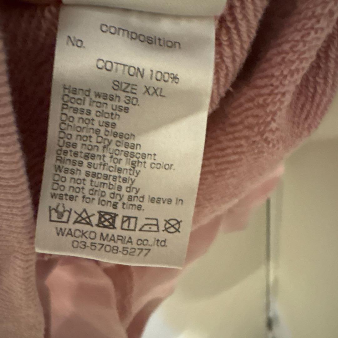 k*e様 WACKO MARIA ピンク トレーナー XXL