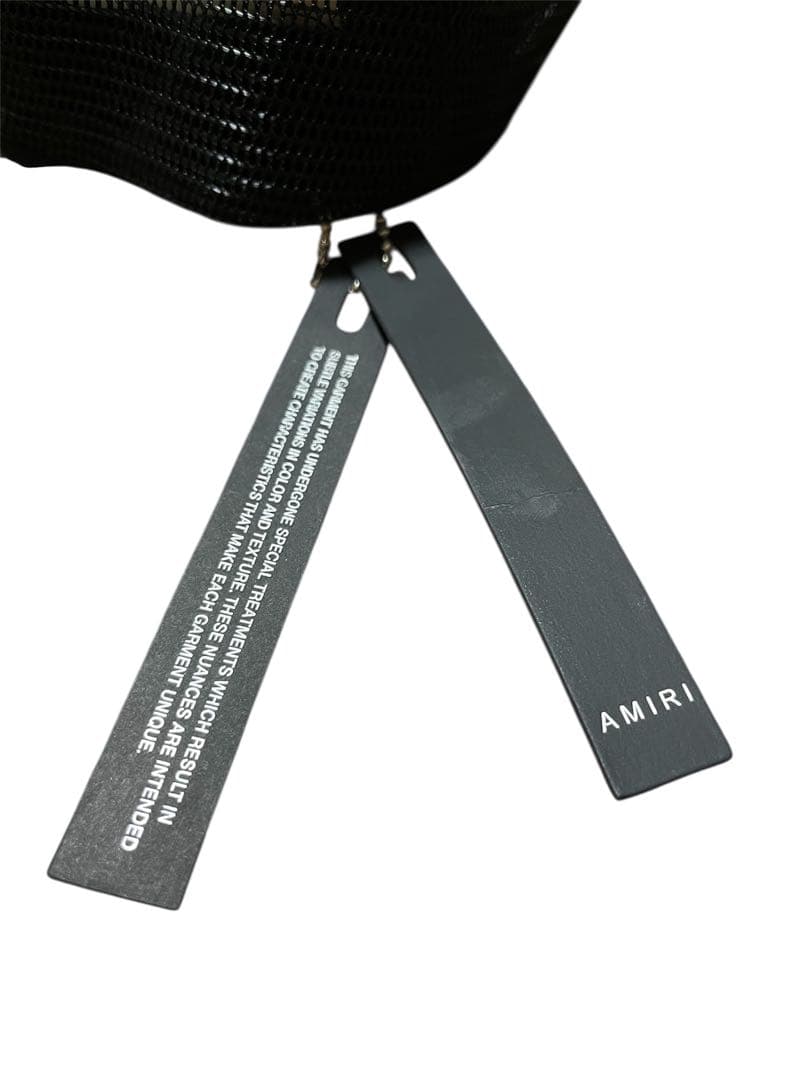 AMIRI メッシュキャップ 【カラー】ブラック 新品・未使用（タグ付き）